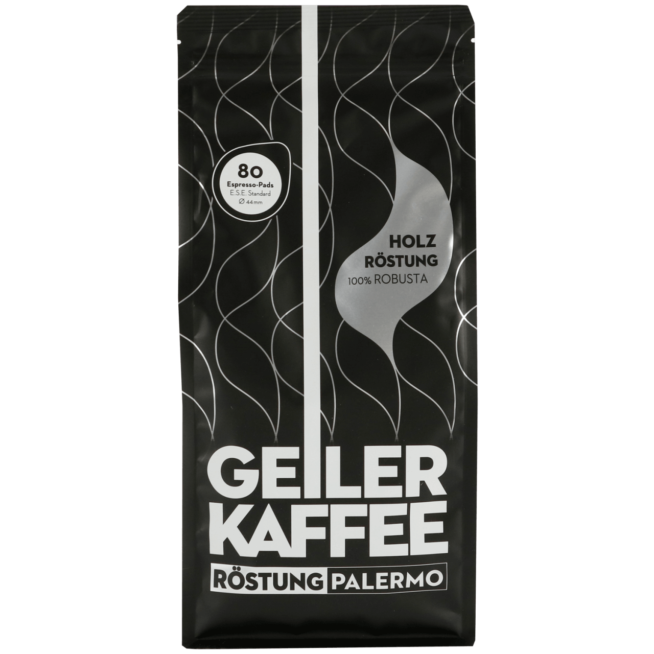Geiler Kaffee Röstung Palermo ESE Pads ohne Alu-Umverpackung 80 Stück