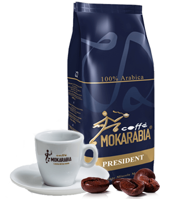 Mokarabia President Kaffee Espresso 1kg Bohnen