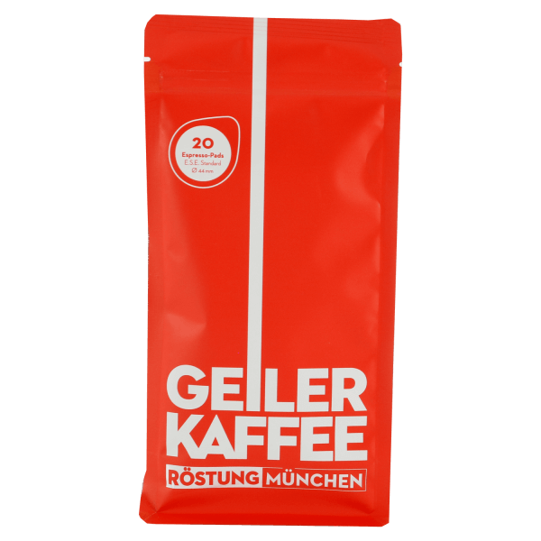 Geiler Kaffee Röstung München ESE Pads ohne Alu-Umverpackung 20 Stück