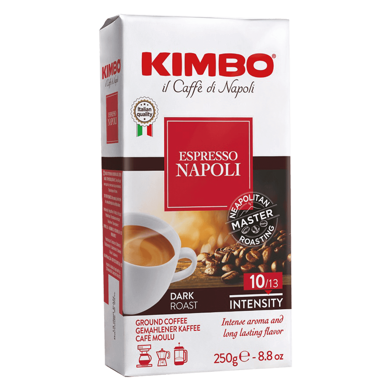 Kimbo Napoletano Espresso Kaffee 250g gemahlen