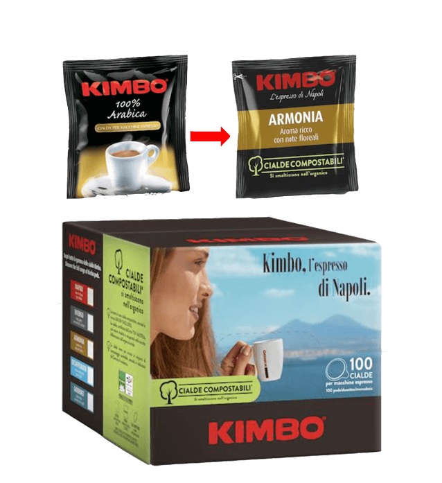 Kimbo Armonia Espresso Arabica ESE Pads - 100 Pads