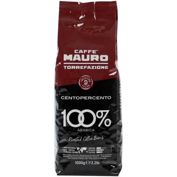 Mauro Centopercento Espresso Kaffee Bohnen 1kg